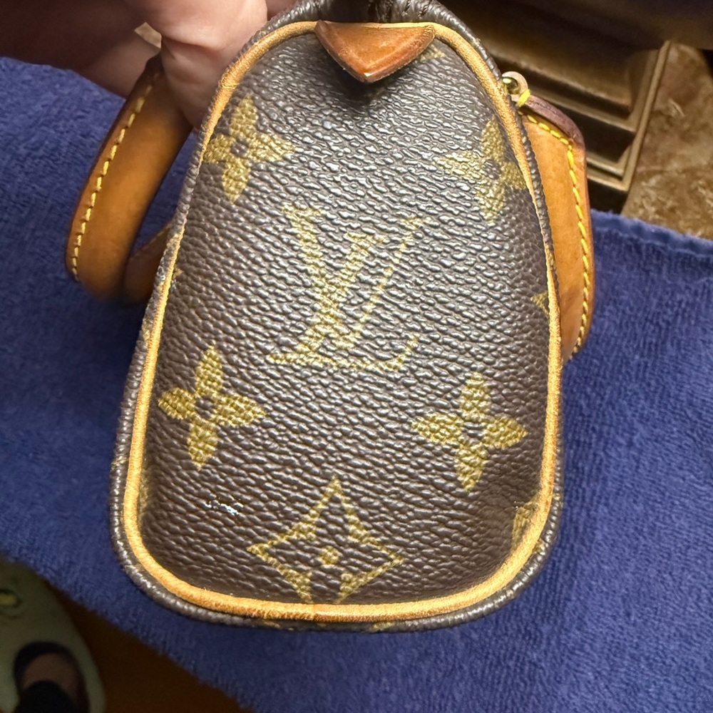 Louis Vuitton Brown and Tan Mini Monogram Bag - Picture 5 of 10